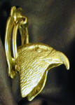 Eagle Door Knocker, side view