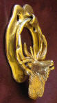 Elk Small Door Knocker, side view