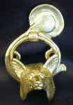 Fox Door Knocker, front view