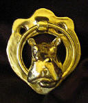 Hippo Small Door Knocker