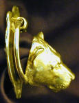 Lioness Door Knocker, side view