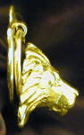 Lion Door Knocker, side view