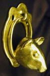 Mouse Door Knocker, side view