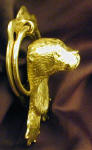 River Otter Door Knocker, side view