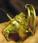 Unicorn Small Door Knocker, side view