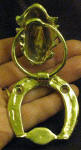 Unicorn Small Door Knocker, back view