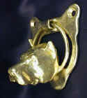 American Pit Bull Terrier Door Knocker, side view