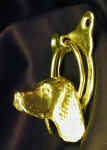 American Water Spaniel Door Knocker, side view