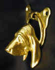 Basset Hound Door Knocker, side view