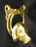 Beagle Door Knocker, side view