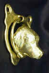 Bernese Mountain Dog Door Knocker, side view