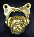 Bullmastiff Door Knocker, front view