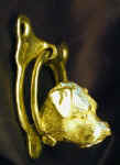 Border Terrier Door Knocker, side view