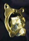 Boxer Door Knocker (natural ears), side view