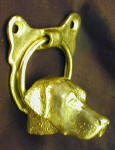 Chessie Door Knocker, side view