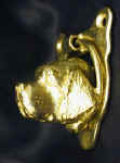 Clumber Spaniel Door Knocker, side view