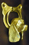 American Cocker Spaniel Door Knocker, side view