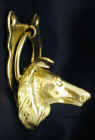 Rough Collie Door Knocker, side view