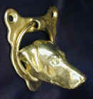 Doberman (natural ears) Door Knocker, side view