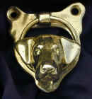 Doberman (natural ears) Door Knocker, front view