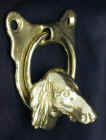 Long Hair Dachshund Door Knocker, side view