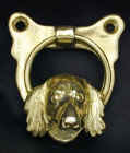 Long Hair Dachshund Door Knocker, front view