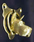 Great Dane (cropped ears) Door Kocker, side view