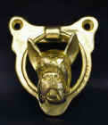 Great Dane (cropped ears) Door Kocker, front view