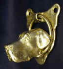Great Dane (natural ears) Door Kocker, side view