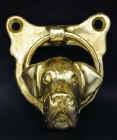 Great Dane (natural ears) Door Kocker, front view