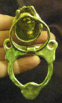 Goldendoodle (wavy) Small Door Knocker, back view