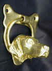 Golden Retriever Door Knocker, side view