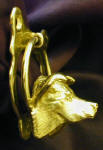 GSD/Aussie Cross Door Knocker, side view