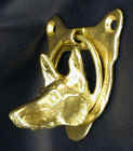 German Shepherd Door Knocker, side view