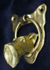 Irish Terrier Door Knocker, side view