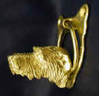 Irish Wolfhound Door Knocker, side view