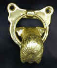 Kerry Blue Terrier Door Knocker, front view