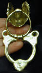 Large Munsterlander Door Knocker, open view