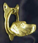 Rhodesian Ridgeback Door Knocker, side view