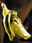 Smooth Fox Terrier Door Knocker, side view