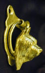 Silky Terrier Door Knocker, side view