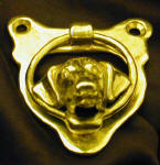 Sloughi Small Door Knocker. under view