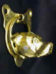 Staffordshire Bull Terrier Door Knocker, side view