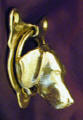 Weimaraner Small Door Knocker, side view