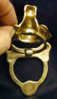 Weimaraner Door Knocker, open view
