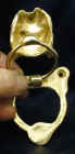 Westie Door Knocker, open view