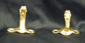 Dog Paw finger pulls, bottom view