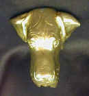 Great Dane Deluxe! Finger Pull (natural ears), top view
