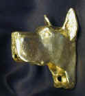 Great Dane Deluxe! cropped ears, Finger Pull, side view
