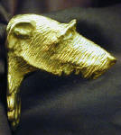 Scottish Deerhound Deluxe! Finger Pull, side view